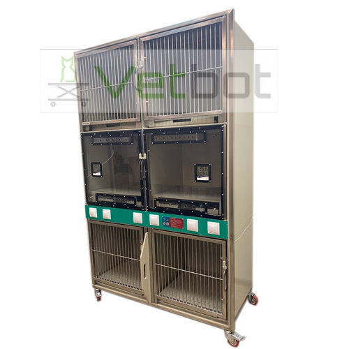猫动物笼具 - VST-10 - Vetbot - 犬用 / 模块化 / 不锈钢