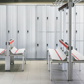 候诊室长凳 - AD/1/S - AD/2/S  - Patentverwag Italia Srl - 医院更衣室 / 模块化 / 多座位