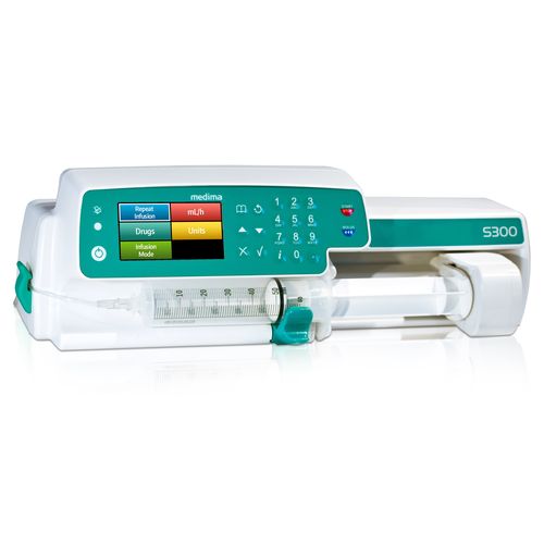 单通道注射器泵 - S300  - Medima - PCA / 触摸屏 / 自动
