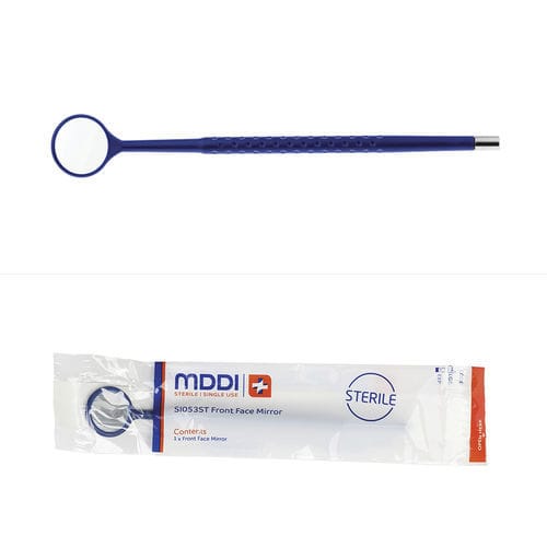 口腔镜子 - SI053ST-1 - MDDI - Medi Dent Disposable International - 便携式 / 塑料