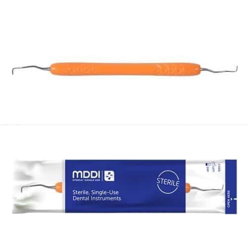 牙科刮匙 - SM211ST-1 - MDDI - Medi Dent Disposable International - Gracey / 近中 / 双