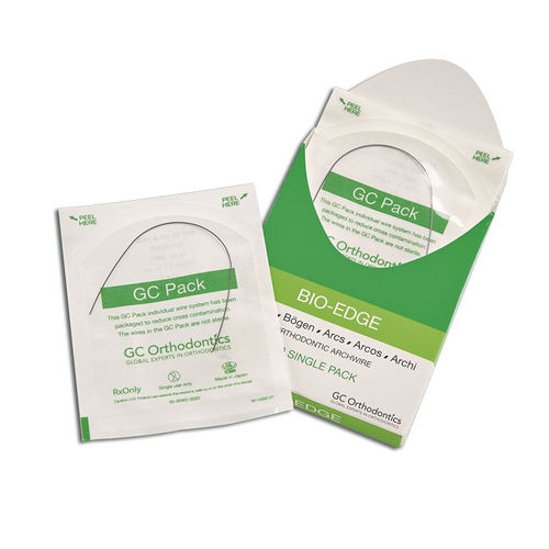 长方形矫正线材 - Bio-Edge  - GC Orthodontics - 正方形 / NiTi