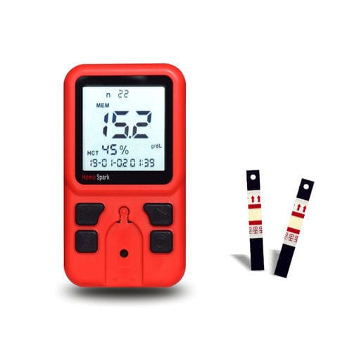 自动血红蛋白分析仪 - Hemo Spark - Sensa Core Medical Instrumentation Pvt. Ltd. - 临床诊断 / 手持式 / 反射光度测量法