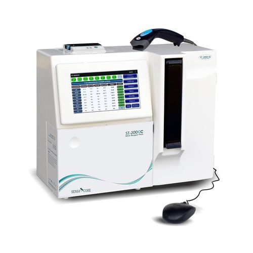PO2血气分析仪 - ST-200 CC ABGE - Sensa Core Medical Instrumentation Pvt. Ltd. - pCO2 / pH 值 / 血清