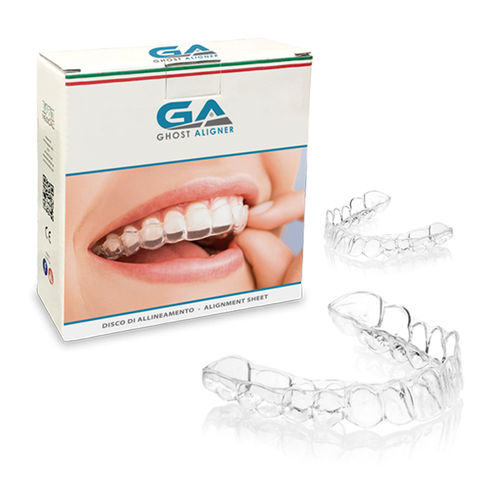 生物相容性牙科材料 - B-FORM® GHOST ALIGNER - BART MEDICAL S.R.L. - 混合复合材料 / 热塑性塑料 / 用于治疗固定托
