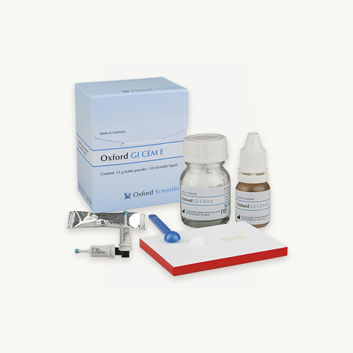 牙齿修复牙齿胶粘剂 - GI CEM E - First Scientific Dental Materials GmbH - 玻璃离聚物 / 化学键合