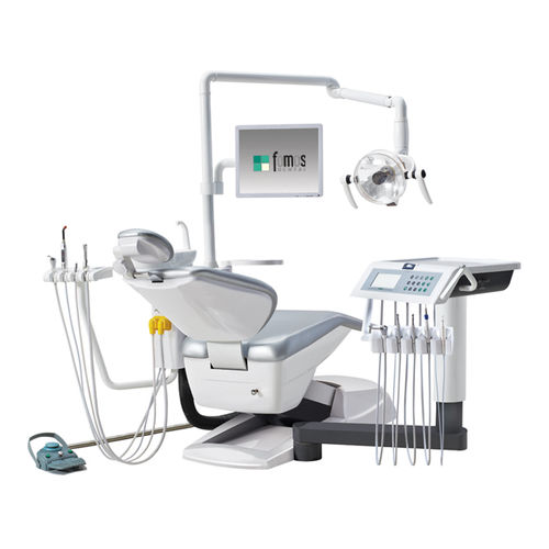 带电动椅牙科治疗设备 - FODE-X1PLUS  - Fomos Medical Instrument ltd. - 带监护仪 / 带器械架 / 带照明