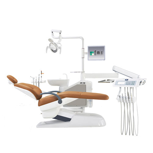 带电动椅牙科治疗设备 - FODE-X3 - Fomos Medical Instrument ltd. - 带监护仪 / 带器械架 / 带照明