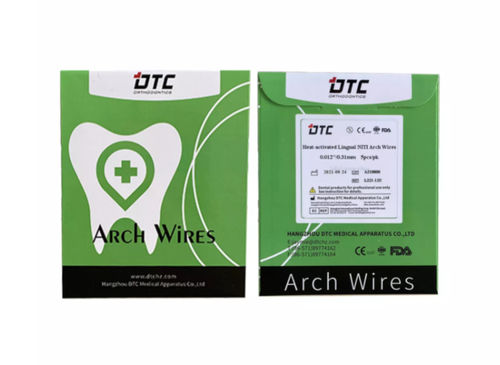 长方形矫正线材 - Heat-activated Lingual  - Hangzhou DTC Medical Apparatus - 圆形 / NiTi