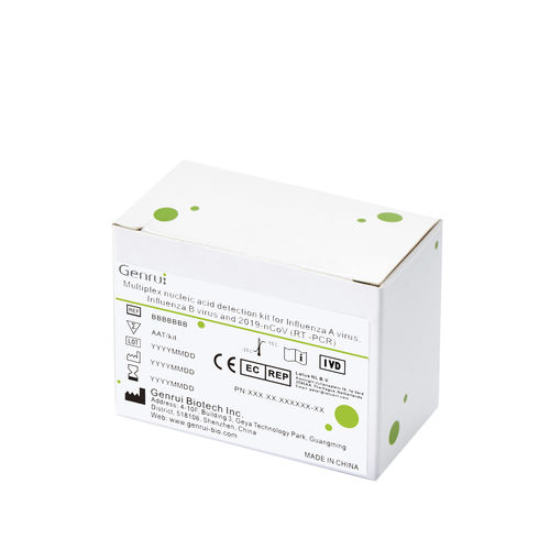 COVID-19新冠病毒快速诊断检测 - Genrui Biotech Inc. - 用于流感 / 用于DNA / SARS-COV-2