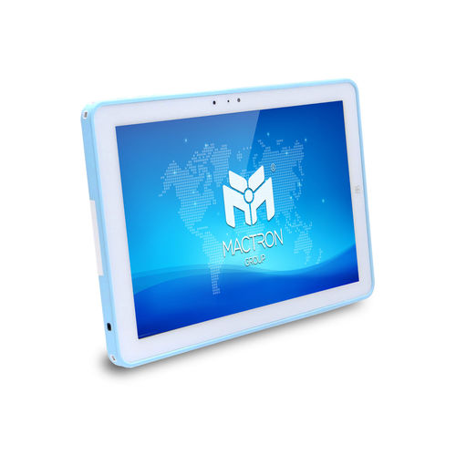 Intel® Atom™医用平板电脑 - MMS1200 - MACTRON GROUP - 用于医疗机构 / 带条码扫描仪 / 抗菌