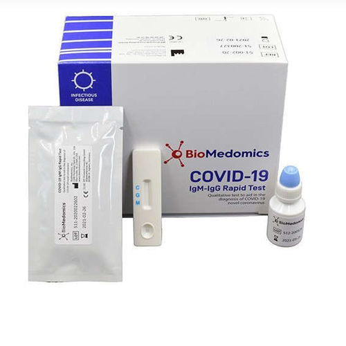 COVID-19新冠病毒快速诊断套装 - BioMedomics, Inc. - 血清学 / IgG免疫球蛋白G / 免疫球蛋白M