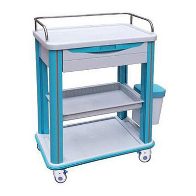 通用推车 - KJW-CT002D - Guangdong Kareway Medical Technology - 多功能 / 1 屉式 / 3 托盘式