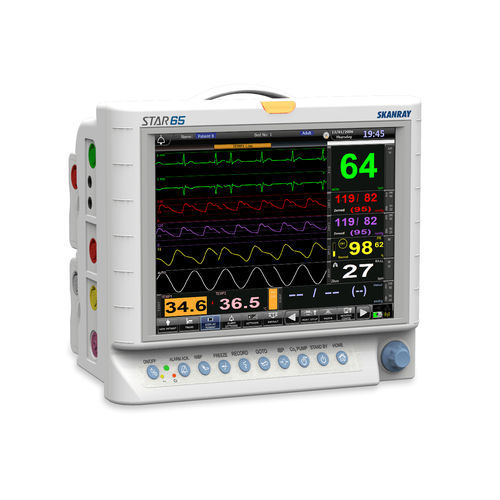 便携式多参数监护仪 - Star 65 - Skanray Technologies - 紧凑型 / 床头柜 / ECG