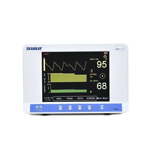台式脉搏血氧仪 - Comet Plus - Skanray Technologies - 医用 / 电池驱动 / 带独立传感器