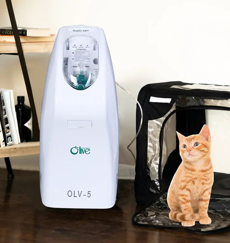 居家护理氧气浓缩器 - OLV-5 - Zhengzhou Olive Electronic Technology - 兽用 / 手提式 / PSA