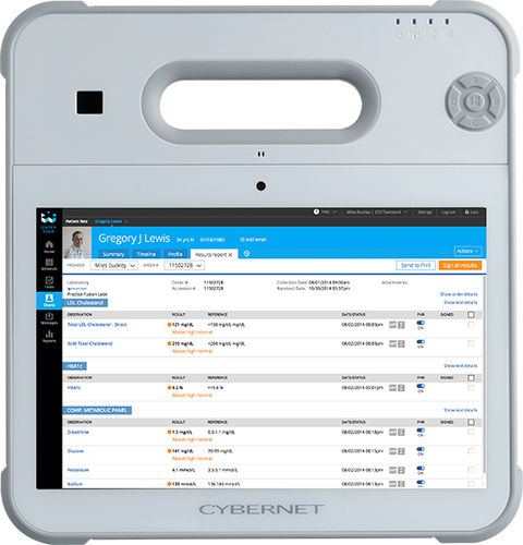 Intel® Core i5医用平板电脑 - CyberMed Rx - Cybernet - Intel® Core i7 / 带触摸屏 / 防水