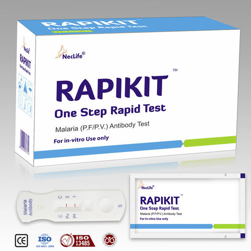 疟疾快速诊断检测 - Malaria (Pf/Pv) Test - Nectar Lifesciences - 血液总量 / 荧光免疫分析