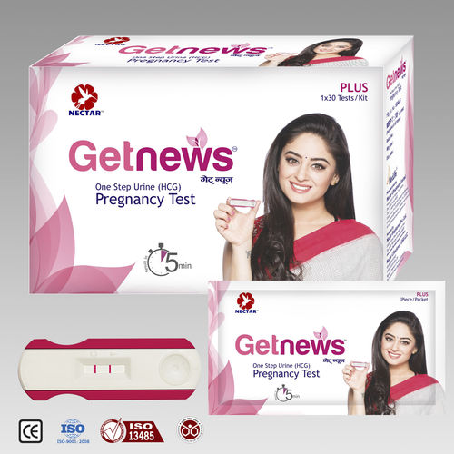 妊娠快速诊断检测 - GETNEWS (HCG) - Nectar Lifesciences - hCG / 尿液