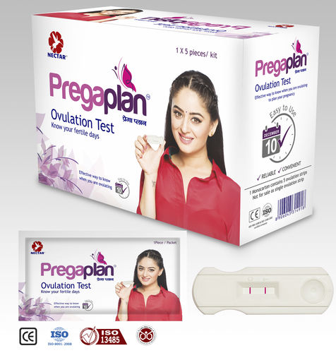 排卵快速诊断检测 - Pregaplan - Nectar Lifesciences - LH