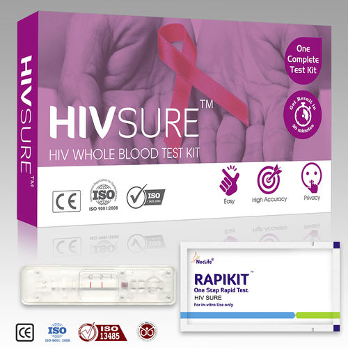 家用快速诊断检测 - Nectar Lifesciences - HIV / 血清 / 等离子