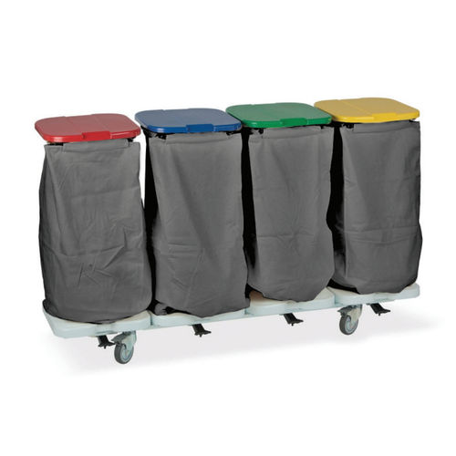 医用带行李架推车 - BILANCIA - PCM HABILCLASS - Medi.Caddie® - 用于洗衣房 / 4 袋式