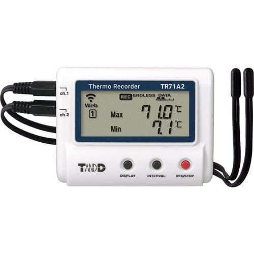 温度数据输入器 - TR71A2 - T&D Corporation - 用于温度监控 / 实验室 / 用于药品