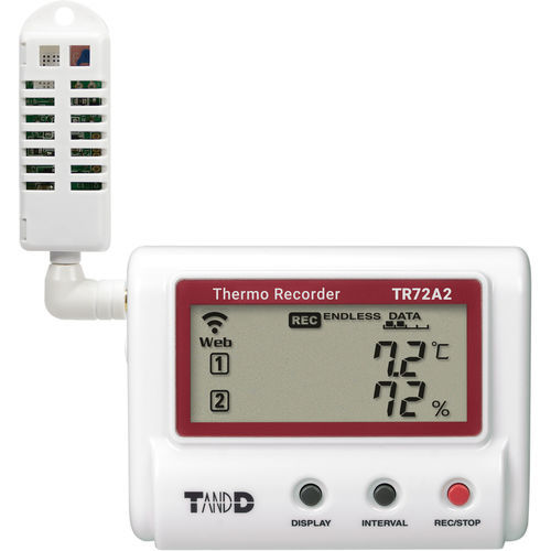 温度数据输入器 - TR72A2 - T&D Corporation - 湿度 / 实验室 / 用于药品