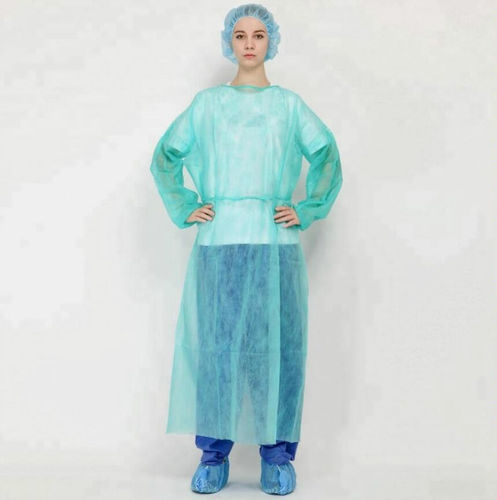 男女通用医院探视外套 - OEM - Hunan Fude Technology - 聚丙烯 / 一次性 / 蓝色