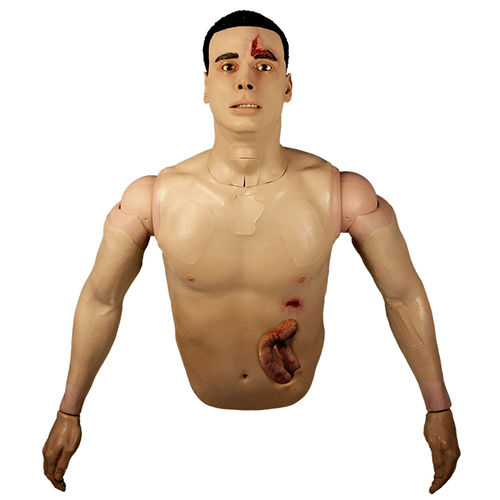 骨内注射模拟病人 - KGS-TFX-APL-AE-1 - TraumaFX Solutions, Inc. - 枪伤处理 / 用于呼吸道处理 / 创伤