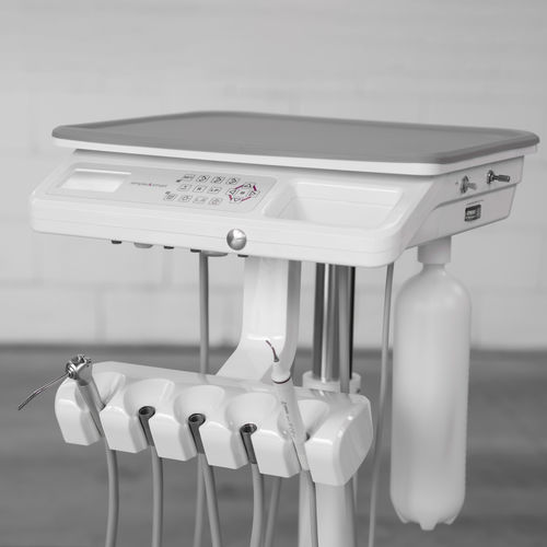 滑轮牙科器械放置架 - INDEPENDENT CART for SURGERY - SIMPLE&SMART - 5件器械