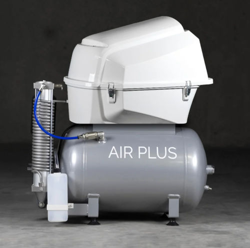 牙科诊所压缩机 - Air Plus Two dryer + sound cover - SIMPLE&SMART - 用于牙科实验室 / 活塞 / 3 台式