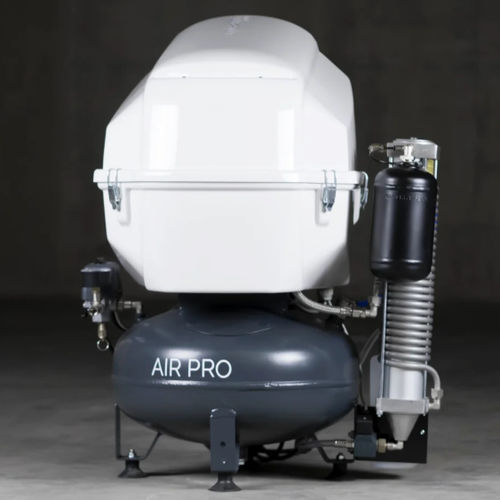 牙科诊所压缩机 - Air Pro Two dryer + sound cover - SIMPLE&SMART - 用于牙科实验室 / 活塞 / 单工作站
