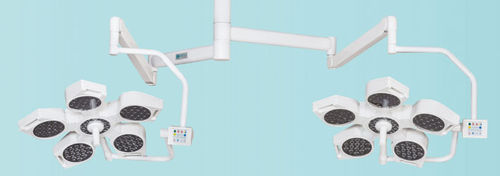 吊顶无影灯 - Medlight 50+50 - Meditech India - LED / 2臂式 / 96