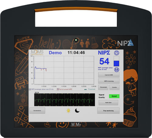 NIPE病人监护仪 - NIPE MONITOR V1 - Mdoloris Medical Systems - 床头柜 / 疼痛 / 重症监护