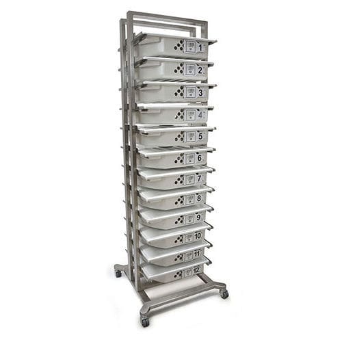 内窥镜架 - RACK12™ - MDG Engineering - 用于腹腔镜 / 实验室 / 存储