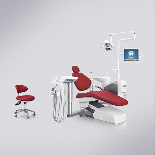 带监护仪牙科治疗设备 - X3+ - Foshan Cingol Medical Instrument Co.,Ltd - 带器械架 / 带LED照明