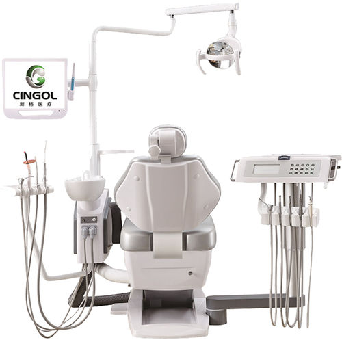 带监护仪牙科治疗设备 - X1+ - Foshan Cingol Medical Instrument Co.,Ltd - 带器械架 / 带LED照明