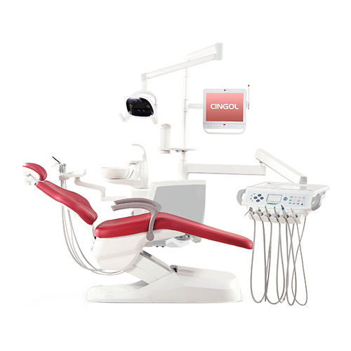 带监护仪牙科治疗设备 - X3 2020 - Foshan Cingol Medical Instrument Co.,Ltd - 带器械架 / 带LED照明