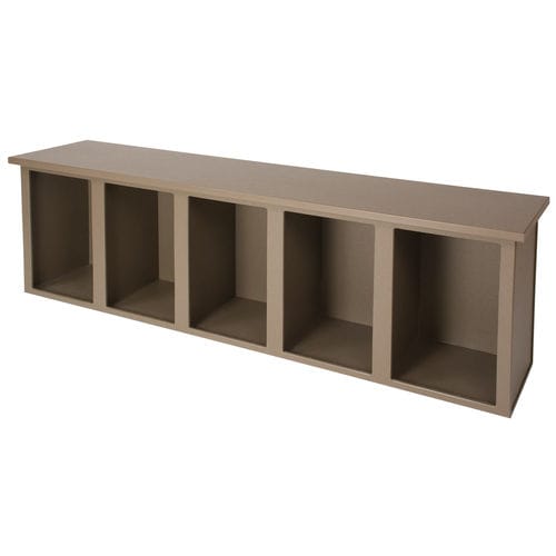 医院更衣室长凳 - LENOXCUBBYBENCH - BRADLEY CORPORATION - 多座位