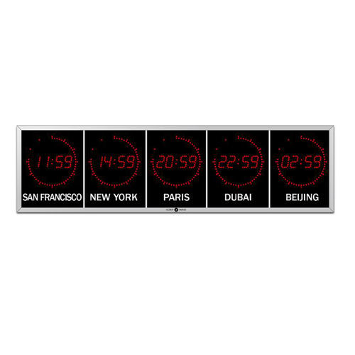数码钟表 - LEDI® WORLD 5.60 reverso - Gorgy Timing SAS - 用于医疗机构 / 同步