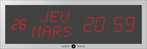 数码钟表 - LEDICA® ALPHA REVERSO 7M - Gorgy Timing SAS - 用于医疗机构