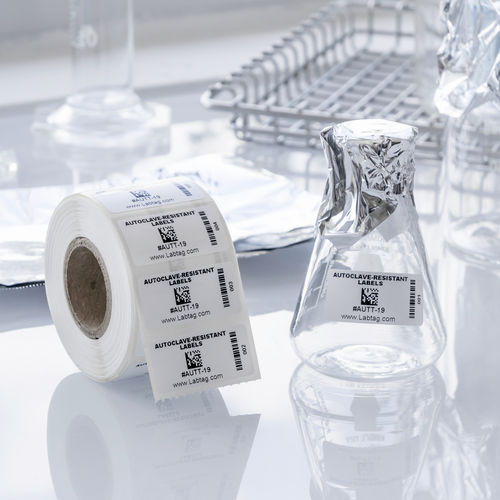 管标签卷 - Steri-ThermoTAG™ - GA International - 用于长颈烧瓶 / 用于培养皿 / 耐高压灭菌