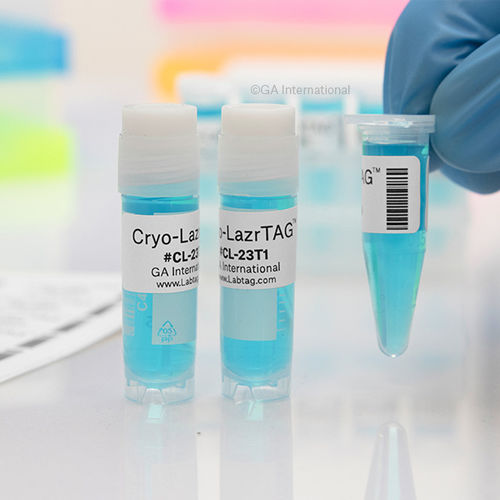 管标签 - Cryo-LazrTAG™  - GA International - 用于微孔板 / 用于长颈烧瓶 / 用于低温箱