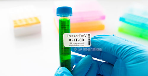 管标签 - Permanent FreezerTAG™ - GA International - 用于瓶子 / 用于微孔板 / 用于冷冻箱