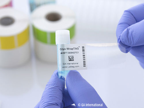 低温试管标签 - Cryo-WrapTAG™ - GA International - 用于微型离心管 / 用于瓶子 / 低温