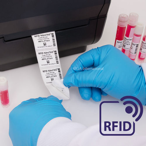 低温试管标签 - NitroTAG® - GA International - 低温 / RFID