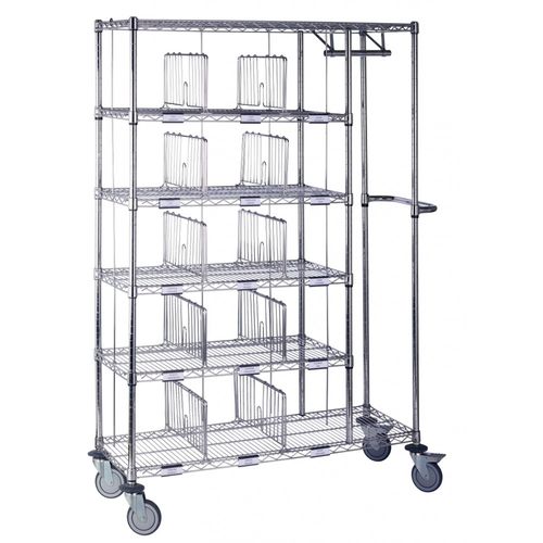 医院用带行李架推车 - Distri15P - MECHIN - 分配 / 运输 / 带门