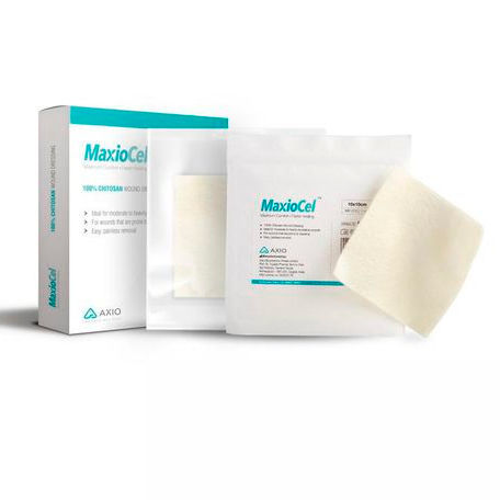 无菌伤口敷布 - MaxioCel® MX1010	 - Axio Biosolutions - 非编织 / 低变应原 / 吸水