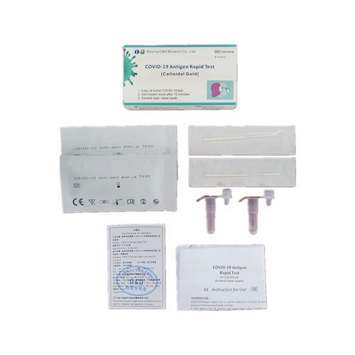 COVID-19新冠病毒快速诊断检测 - 00014CH - Beijing O&D Biotech Co., Ltd. - 抗原 / SARS-COV-2 / 鼻部